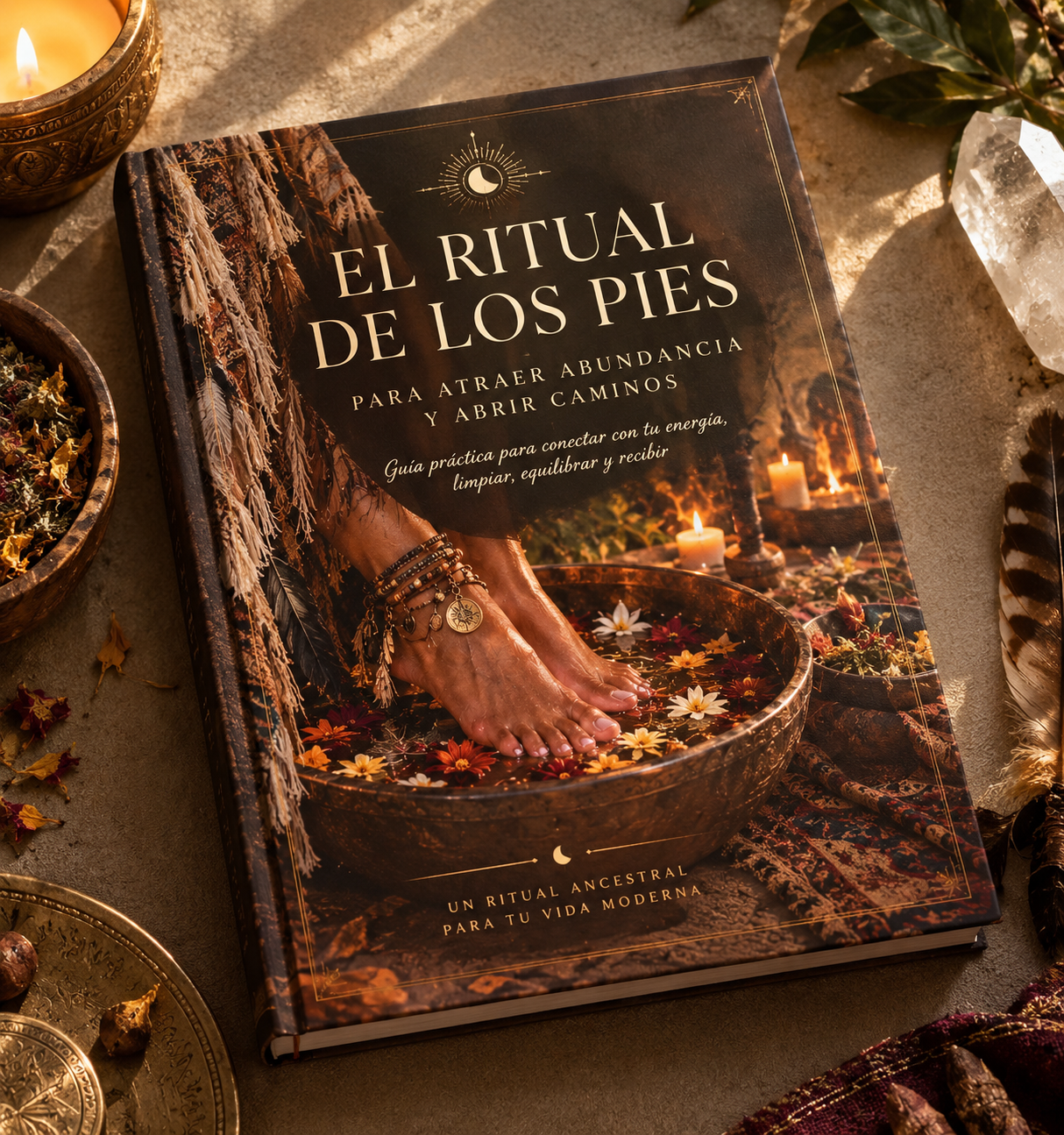 Portada del Manual de Abundancia: El ritual de los pies para atraer abundancia y abrir caminos