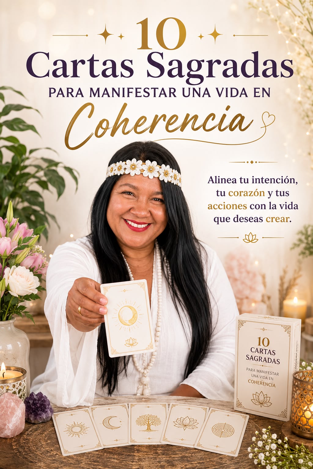 Munay Weyu presentando las 10 Cartas Sagradas para manifestar una vida en coherencia
